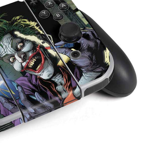DC Comics The Joker Put on a Smile Nintendo Switch OLED (2021) Skin